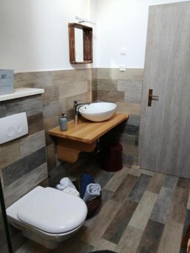 Koupelna v ubytování Rooms B&B Linda