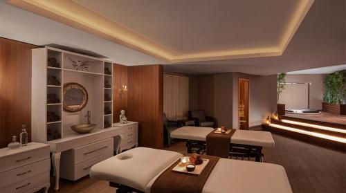 Katil atau katil-katil dalam bilik di NG Afyon Wellness & Convention