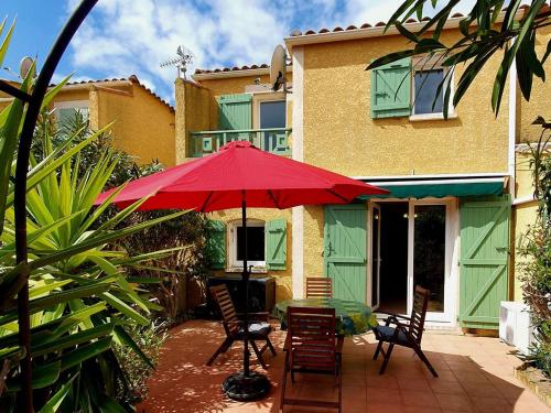 Charmante Villa Climatisée à Narbonne-Plage, Proche Mer, 6 Personnes, 3 Chambres, Parking Privé - FR-1-409-120