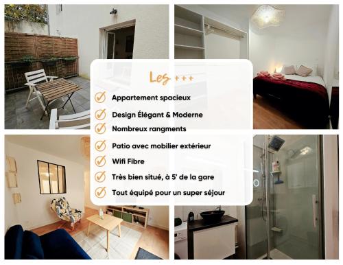 Photo de la galerie de l'établissement T2 tout confort - Proche Gare - Patio, à Angoulême