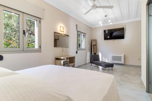 Televisyen dan/atau pusat hiburan di manèas exclusive new luxury villa