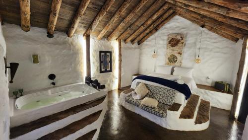 Koupelna v ubytování Hobbit Hotel El peñol Guatapé