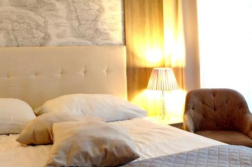 Posteľ alebo postele v izbe v ubytovaní Willa Długa No. 4 Bed & Breakfast