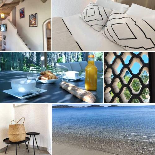 Villa Cosy, 75m2, climatisé, 200m plage, parking