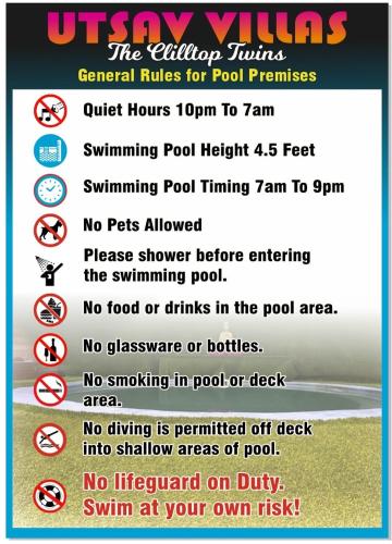 a flyer for the beach with a list of prohibited substances at Utsav villas in Dapoli