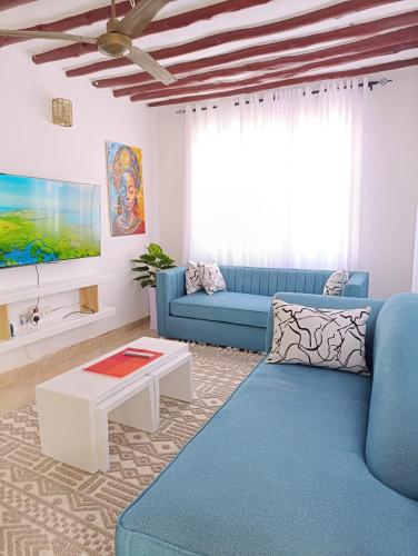 Posezení v ubytování Barizieum Nest 3BR Villa,Diani