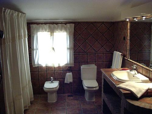 Kúpeľňa v ubytovaní Hotel Posada Molino del Cubo