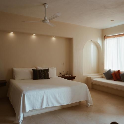 Hotel Estrella de Mar 객실 침대