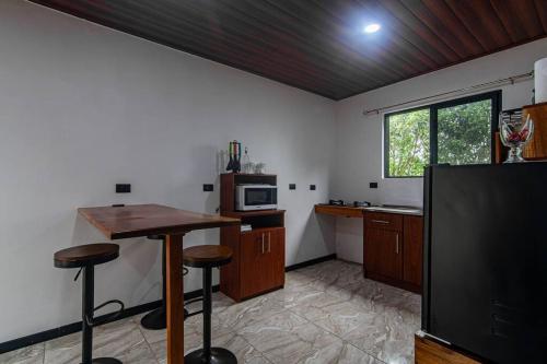 Kuchyň nebo kuchyňský kout v ubytování Cabu House 1
