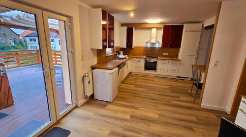 Η κουζίνα ή μικρή κουζίνα στο Privatwohnung Rybczynski
