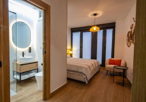 En eller flere senge i et værelse på Cañuela de Gredos