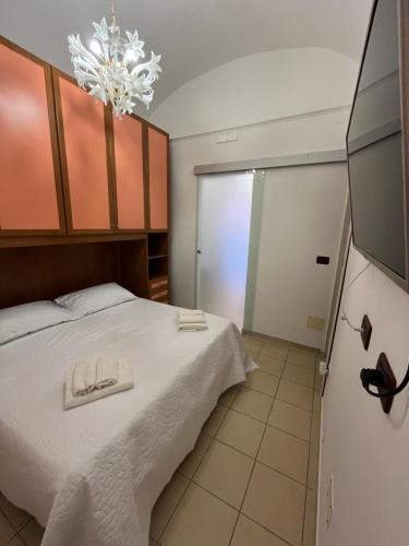 Postel nebo postele na pokoji v ubytování Antica Dimora