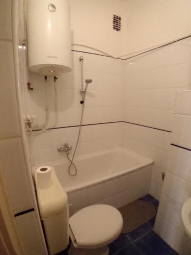 A bathroom at Mozaik Apartman