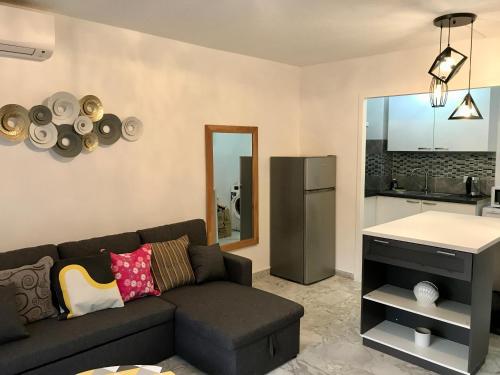 Χώρος καθιστικού στο T2 Vallombrosa Terrasse Parking