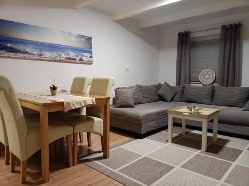 Χώρος καθιστικού στο Ferienhaus Nordwind