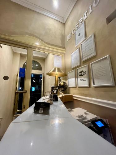 Kuchyň nebo kuchyňský kout v ubytování Boutique Hotel Calais Milano