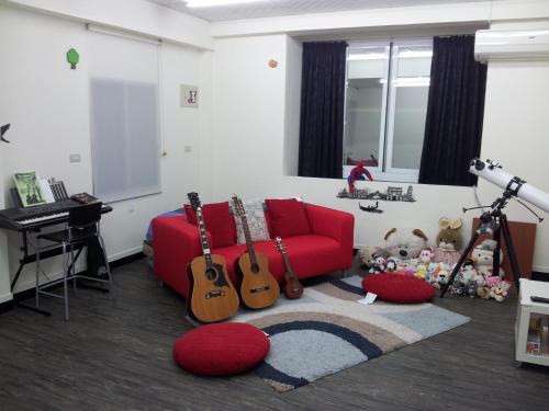Χώρος καθιστικού στο Jia Mei Fa Homestay