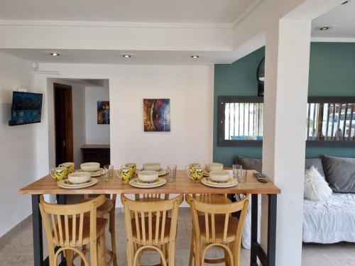 Χώρος καθιστικού στο Chalet del Faro