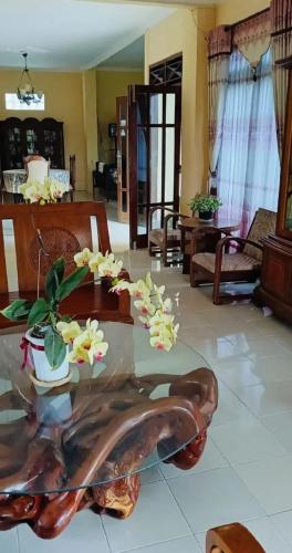 Χώρος καθιστικού στο D'Pari Homestay Magelang