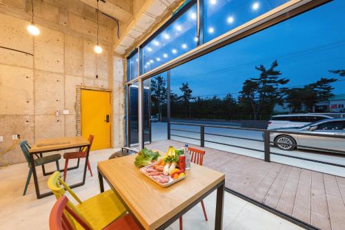 Μπαλκόνι ή βεράντα στο Gangneung Good day Poolvilla