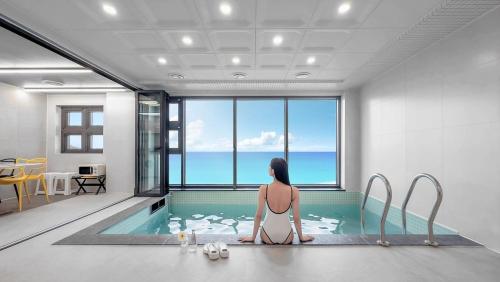 Πισίνα στο ή κοντά στο Pohang Sunrise Pool Villa