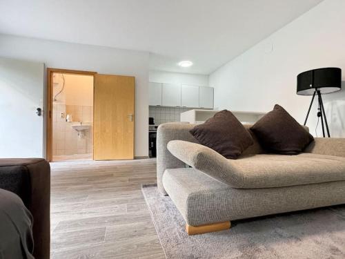 Χώρος καθιστικού στο Studio Apartment für 6 P mit Sonnenterrasse
