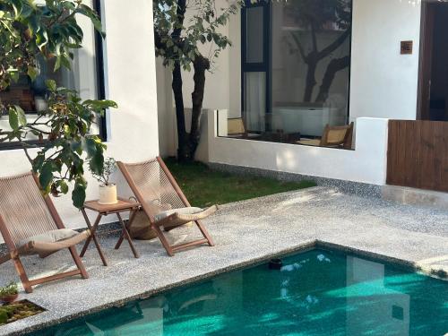 Kolam renang di atau dekat dengan Lijiang Old Town Yunqiu B&B