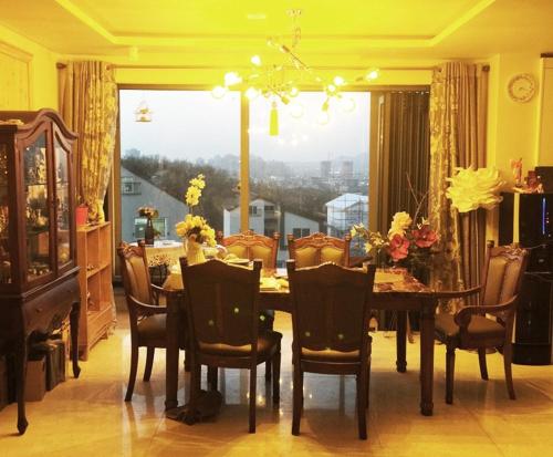 Khu vực ghế ngồi tại Paju Sunrise Village Pension