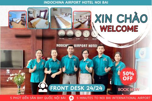 Certifikát, hodnocení, plakát nebo jiný dokument vystavený v ubytování Indochina Airport Hotel Ha Noi