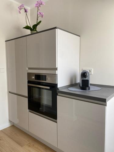 O bucătărie sau chicinetă la Ferienwohnung Kleine Auszeit