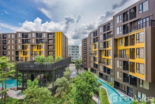 an aerial view of apartment buildings in a city at The Base Central Phuket-C4YW in Phuket