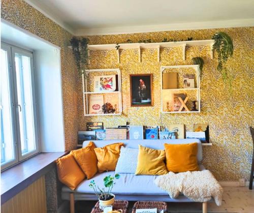 Posezení v ubytování Yellow Beauty in best Location!