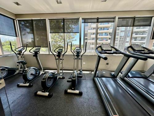 Γυμναστήριο ή/και όργανα γυμναστικής στο Em Departamento Amoblado Cordoba