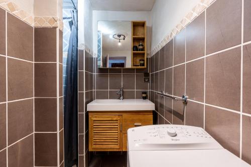 Ένα μπάνιο στο Chalet Le Chamois