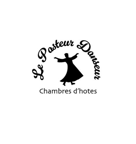 un panneau pour un studio de danse avec une femme dansante dans l'établissement Le Pasteur Danseur, à Graffigny-Chemin