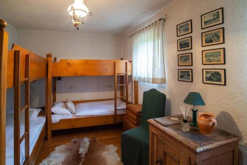 Ένα ή περισσότερα κρεβάτια σε δωμάτιο στο Chalet Zala