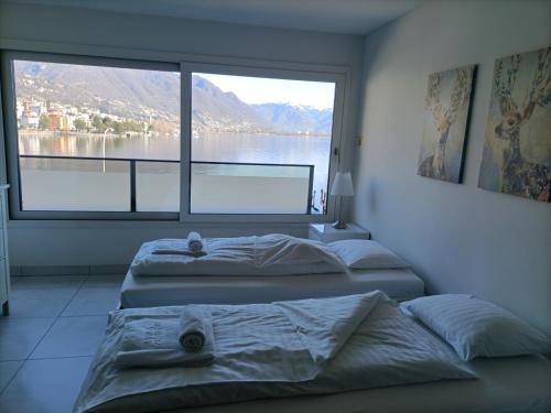 Krevet ili kreveti u jedinici u okviru objekta Residenza Vivian Deluxe Apartments