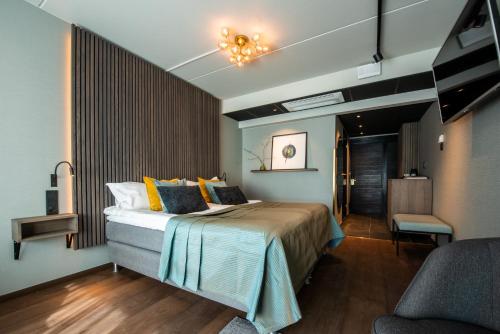 Katil atau katil-katil dalam bilik di Hotel Arkipelag