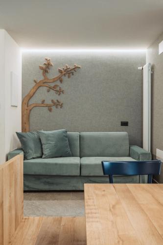 Posezení v ubytování Residence Piz Aot