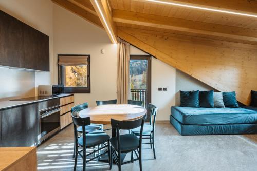 Posezení v ubytování Residence Piz Aot
