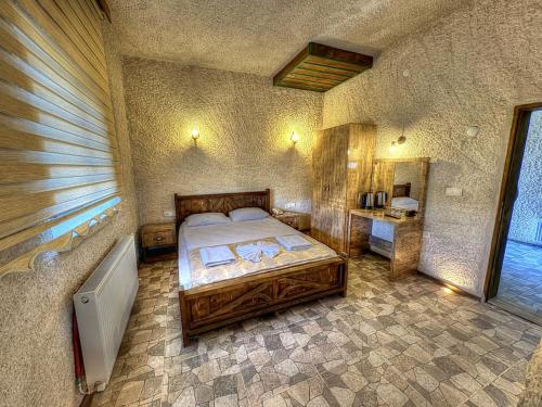 Postel nebo postele na pokoji v ubytování Panda Stone House