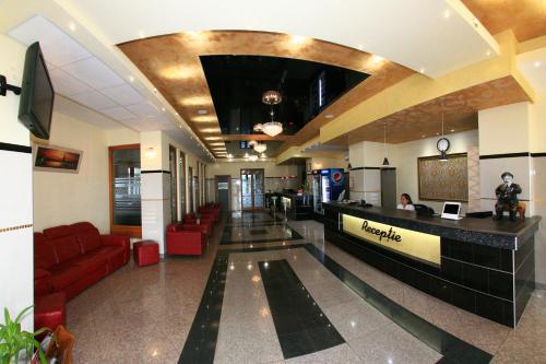 Χώρος καθιστικού στο Hotel Seneca