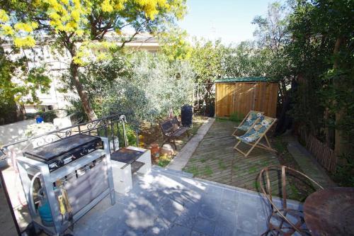 Appartement avec terrasse et jardin