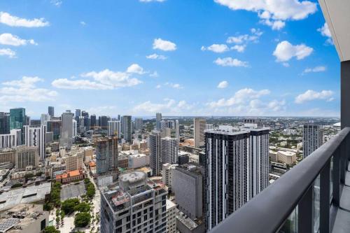 a view of a city from the top of a building at PH 5107 Gale Luxury 1BR with Sea - Downtown Views in Miami