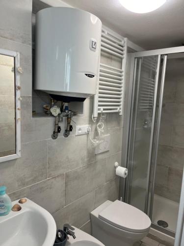 Koupelna v ubytování La Conchiglia sul Mare