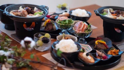 Comida en el ryokan o alrededores