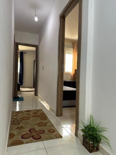 Letto o letti in una camera di Appartement 5 min à gare Bouskoura & Hôpital Mohamed 6