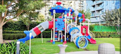 Zona de juegos infantil en Amazing Hi-rise In Polanco, Pool & Hs Wi-fi