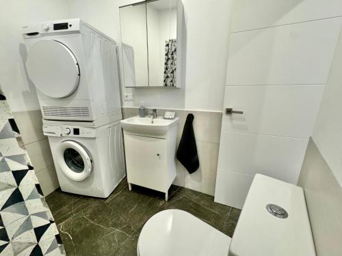 Koupelna v ubytování Casita Lofe