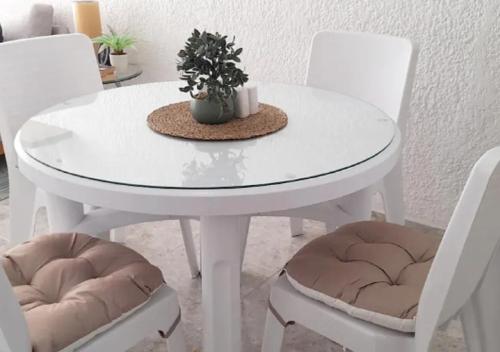 Posezení v ubytování Habitación 1 Santa Catalina